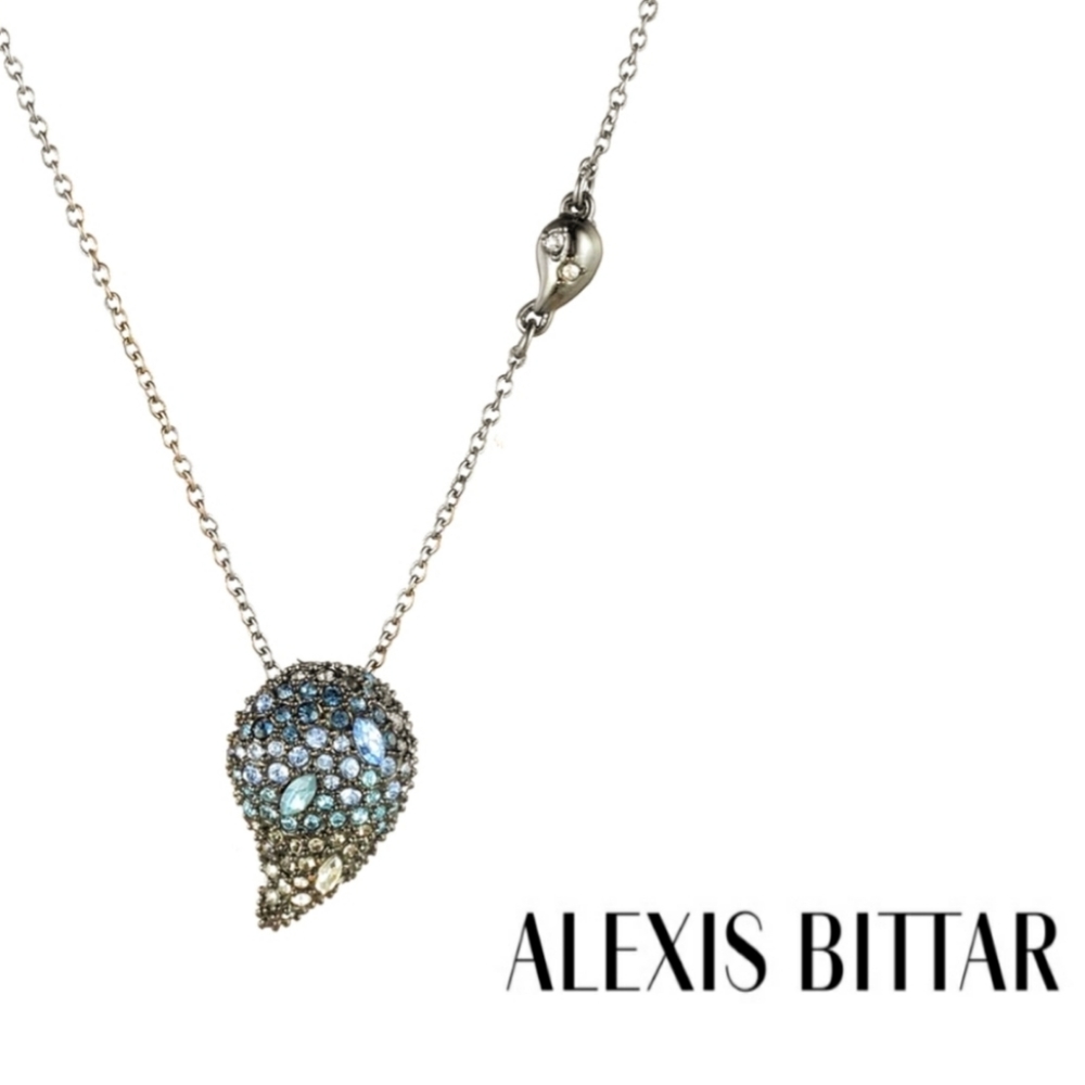 Alexis Bittar ■ Crystal Paisley Ombre Necklace